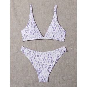 Allover Print Bikini Swimsuit